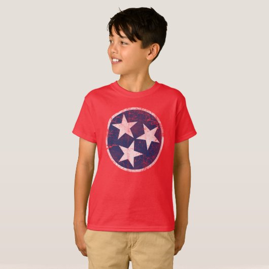 T-shirt Drapeau du Tennessee (Devant entier)