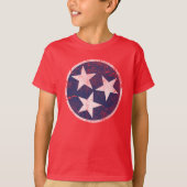 T-shirt Drapeau du Tennessee (Devant)