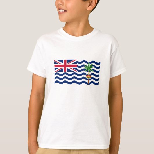 T-shirt Drapeau du Territoire britannique de l'océan Indie (Devant)