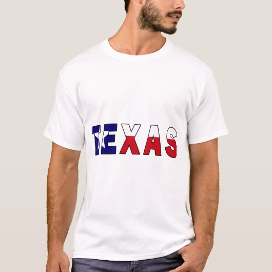 T-shirt Drapeau du Texas (Devant)