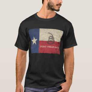 T-shirt Drapeau du Texas et de Gadsden