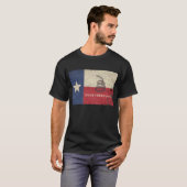 T-shirt Drapeau du Texas et de Gadsden (Devant entier)