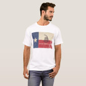 T-shirt Drapeau du Texas et de Gadsden (Devant entier)