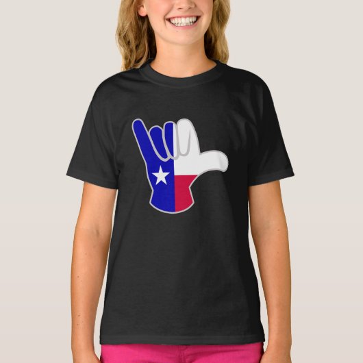 T-shirt Drapeau du Texas Shaka (Devant)
