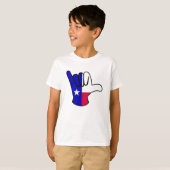 T-shirt Drapeau du Texas Shaka (Devant entier)