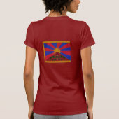 T-shirt Drapeau du Thibet (Dos)