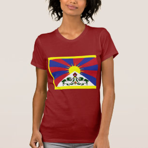 T-shirt Drapeau du Thibet
