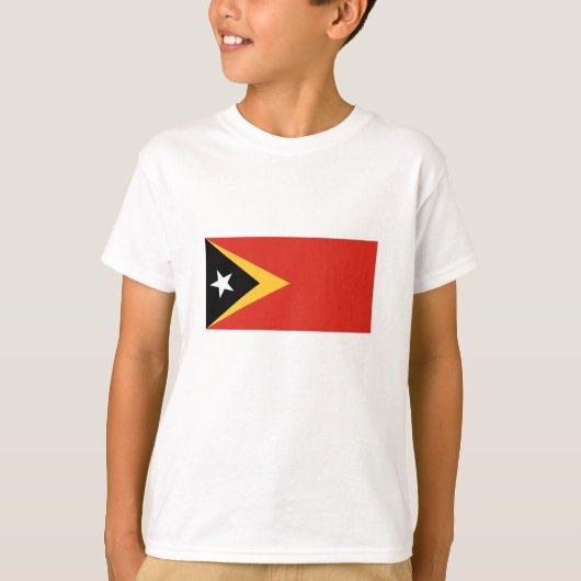 T-shirt Drapeau du Timor oriental (Devant)