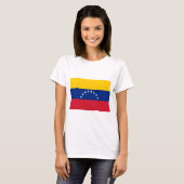 T-shirt Drapeau du Venezuela (Devant entier)