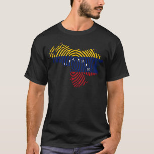 T-shirt Drapeau du Venezuela Mois du patrimoine hispanique