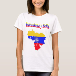 T-shirt Drapeau du Venezuela typographie tricolore