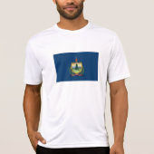 T-shirt Drapeau du Vermont (Devant)