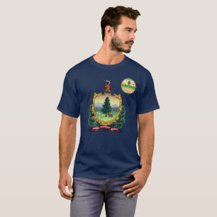 T-shirt Drapeau du Vermont