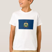 T-shirt Drapeau du Vermont (Devant)