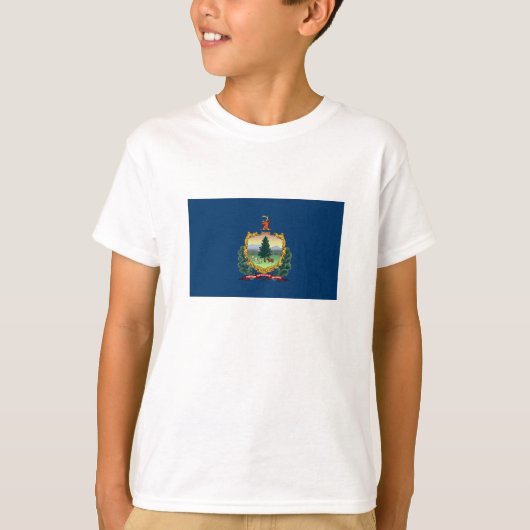 T-shirt Drapeau du Vermont (Devant)