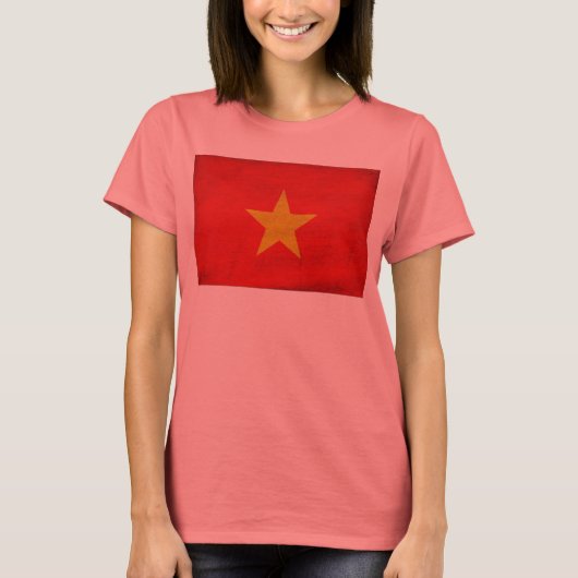T-shirt Drapeau du Vietnam (Devant)