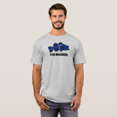T-shirt Drapeau du Wisconsin de poisson (Devant entier)