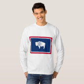 T-shirt Drapeau du Wyoming (Devant entier)