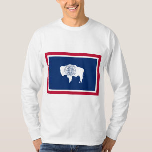 T-shirt Drapeau du Wyoming