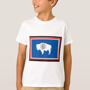 T-shirt Drapeau du Wyoming