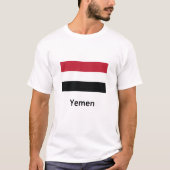 T-shirt Drapeau du Yémen (Devant)