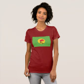 T-shirt Drapeau du Zaïre (Devant entier)