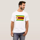T-shirt Drapeau du Zimbabwe (Devant entier)