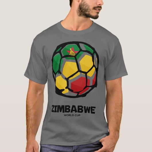 T-shirt Drapeau du Zimbabwe (Devant)
