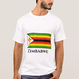 T-shirt Drapeau du Zimbabwe