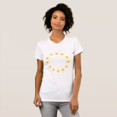 T-shirt Drapeau d'UE (Union européenne) (Devant entier)