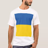 T-shirt Drapeau d'Ukraine (Devant)