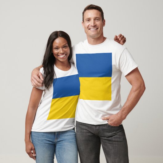 T-shirt Drapeau d'Ukraine (Unisexe)
