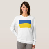 T-shirt Drapeau d'Ukraine (Devant entier)