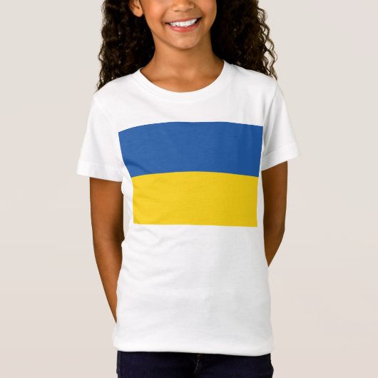 T-Shirt Drapeau d'Ukraine (Devant)