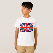 T-shirt Drapeau d'Union Jack - meilleur des Anglais (Devant entier)