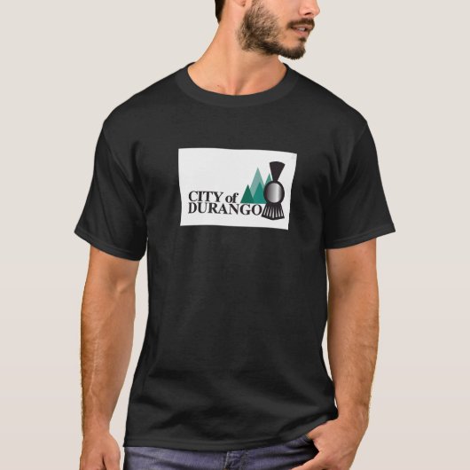 T-shirt Drapeau Durango Colorado (Devant)