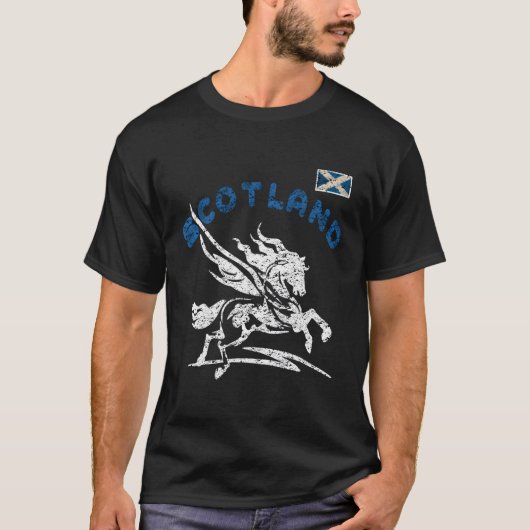 T-shirt Drapeau écossais de l'Écosse (Devant)