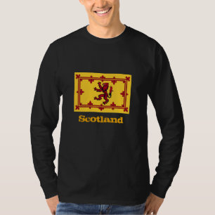 T-shirt Drapeau écossais patriotique & Lion rampant, Écoss