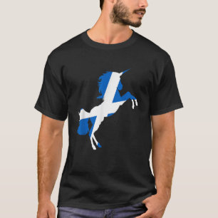 T-shirt Drapeau écossais Unicorne Scot Tartan Plaid Day Sc