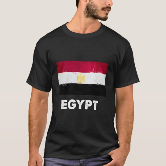 T-shirt Drapeau égyptien (Devant)