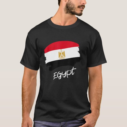 T-shirt Drapeau égyptien (Devant)