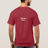 T-shirt Drapeau égyptien, Drapeau égyptien (Dos)