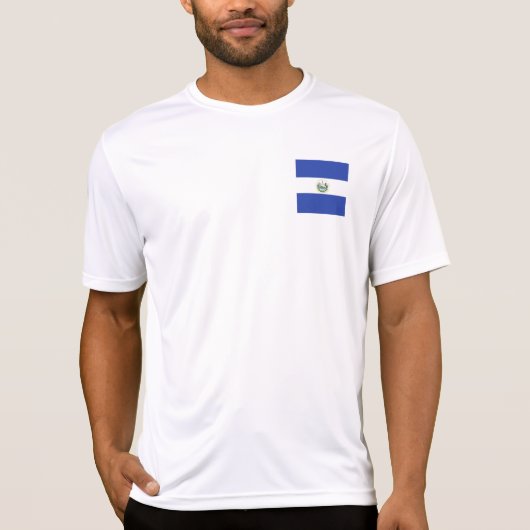 T-shirt Drapeau El Salvador (Devant)