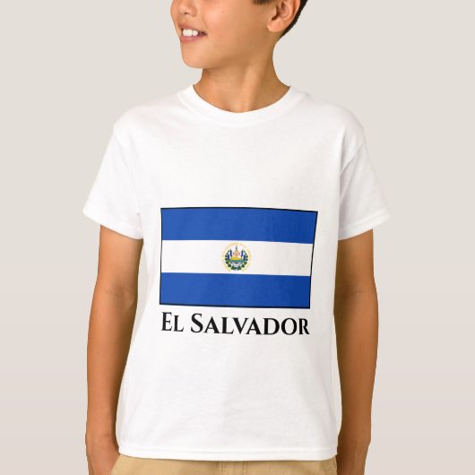 T-shirt Drapeau El Salvador (Devant)