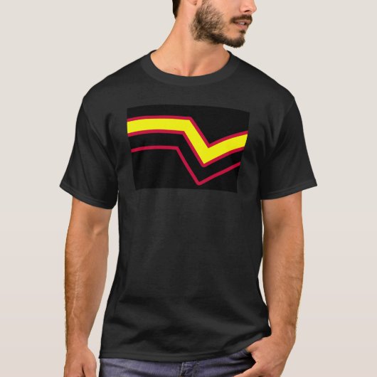 T-shirt Drapeau en caoutchouc / Fierté en latex (Devant)
