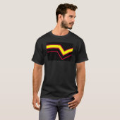 T-shirt Drapeau en caoutchouc / Fierté en latex (Devant entier)