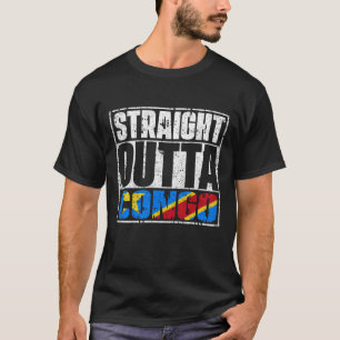 T-shirt Drapeau En Plein Air Du Congo