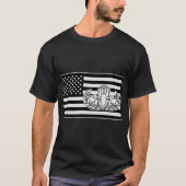 T-shirt Drapeau EOD 002 © FB @ #USAPatriotGraphics (Devant)