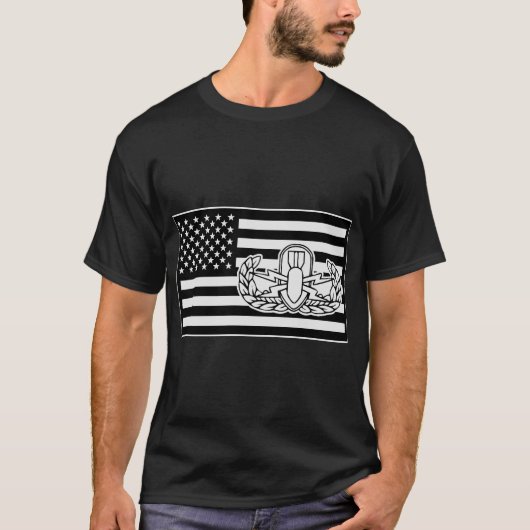 T-shirt Drapeau EOD 002 © FB @ #USAPatriotGraphics (Devant)