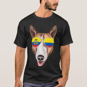 T-shirt Drapeau équatorien Bull Terrier Chien Equateur Poc